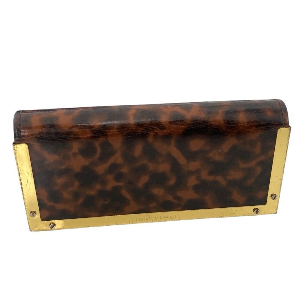 Tory Burch Animal Print Eyeglasses Case - Worn Condition